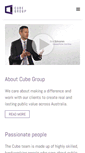 Mobile Screenshot of cubegroup.com.au